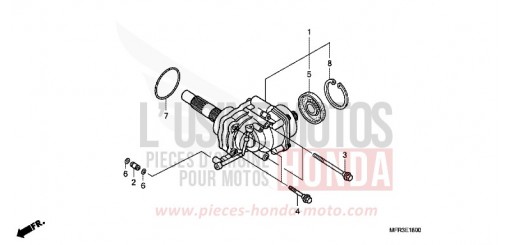 CROSS SHAFT VT1300CXA de 2010